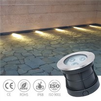 Rgb roostevabast terasest LED maa-alune valgusti